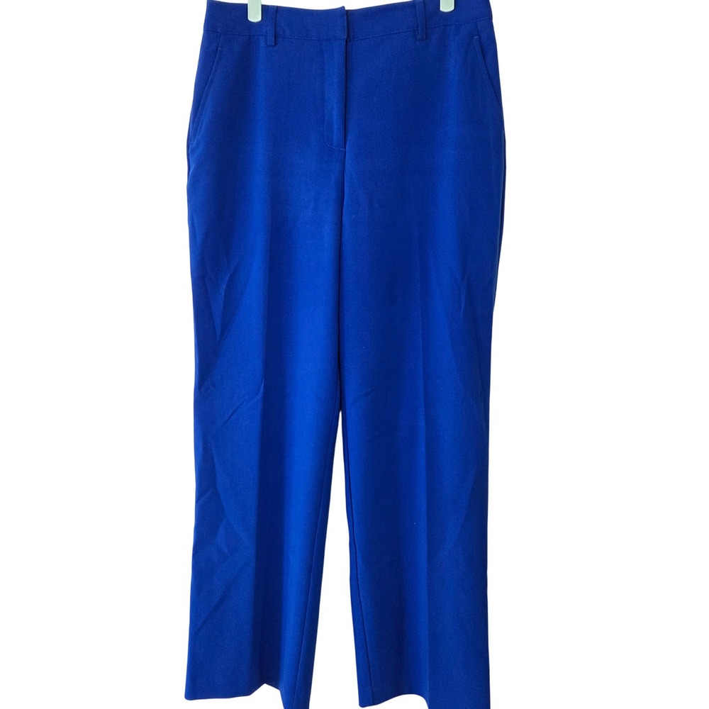Joie Women's Size 8 Cobalt Blue Straight Leg Dress Pants Trousers Workwear